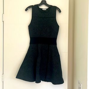 Open Ceremony sleeveless dress, black and dark green